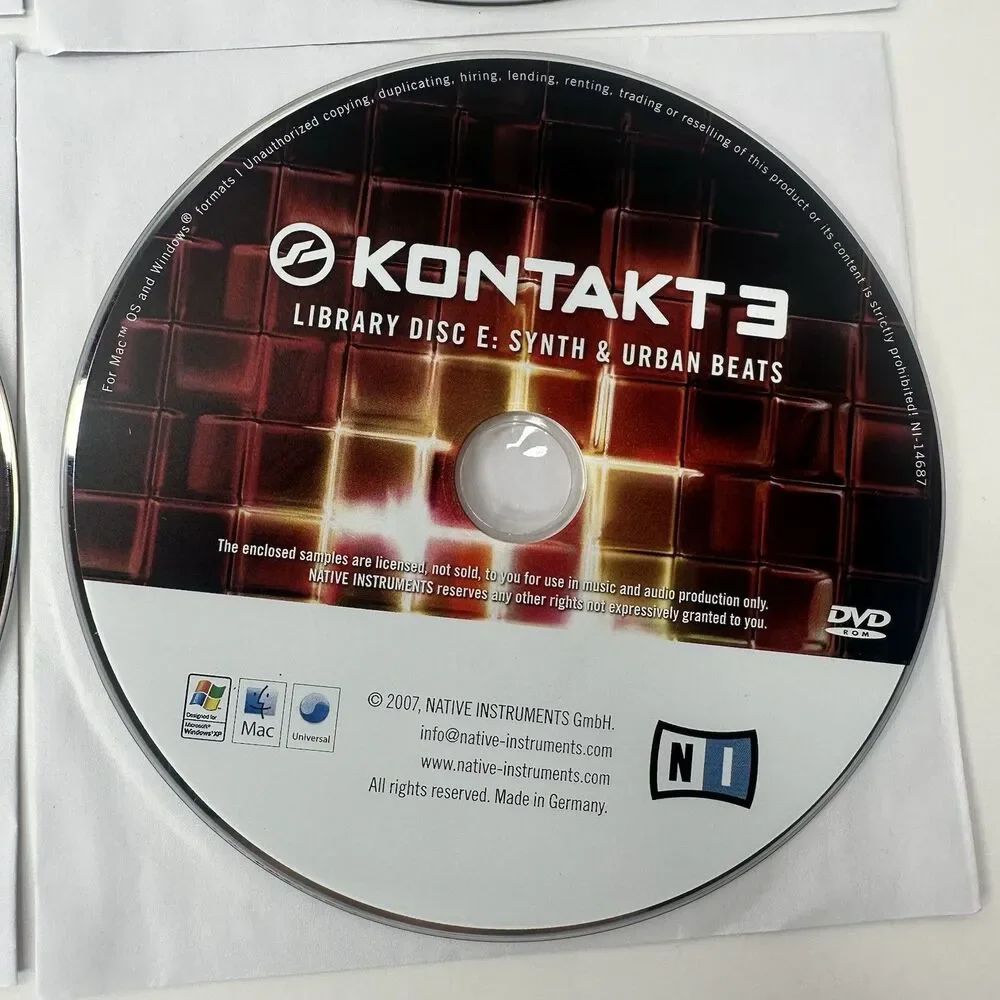 Native Instruments Kontakt 3 Extensive Professional Virtual Sampler Library Set - Picture 7 of 14